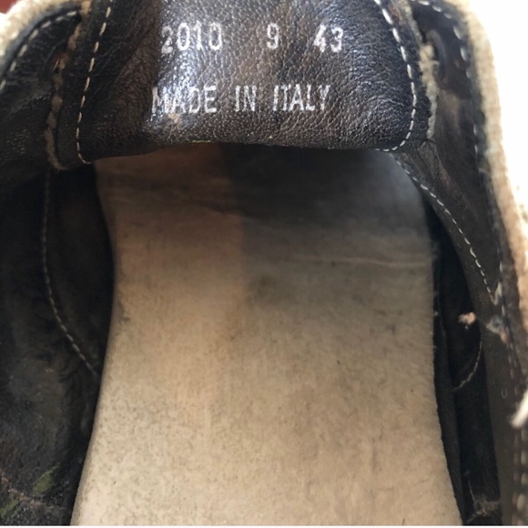 Paul Smith Distressed Corduroy Wingtip Oxfords - Picture 7 of 8